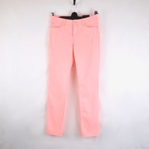 NYDJ 'Legging' Peachy Pink Straight Stretch Jeans